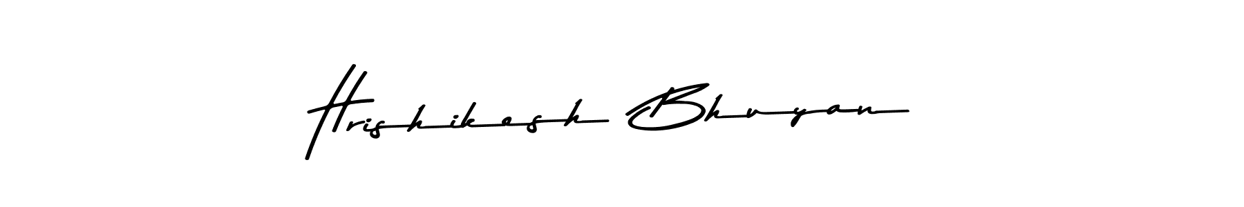 Design your own signature with our free online signature maker. With this signature software, you can create a handwritten (Asem Kandis PERSONAL USE) signature for name Hrishikesh  Bhuyan. Hrishikesh  Bhuyan signature style 9 images and pictures png