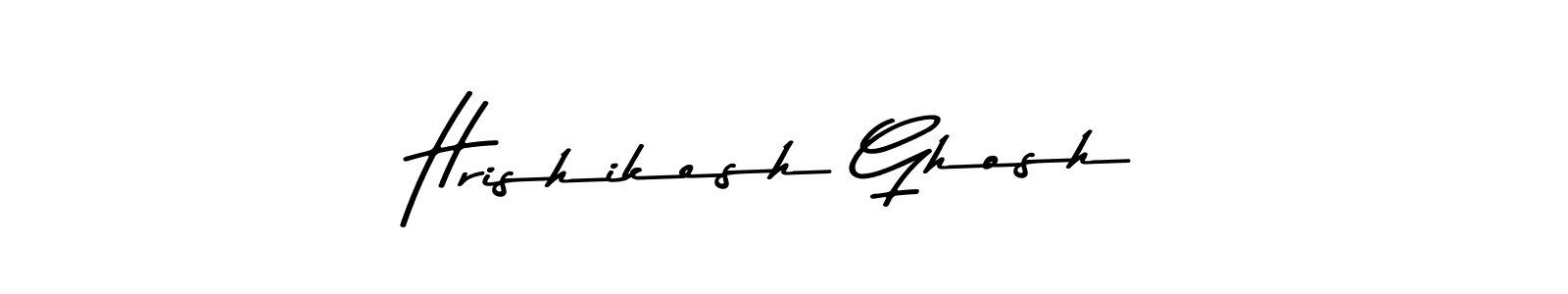 Make a beautiful signature design for name Hrishikesh Ghosh. With this signature (Asem Kandis PERSONAL USE) style, you can create a handwritten signature for free. Hrishikesh Ghosh signature style 9 images and pictures png