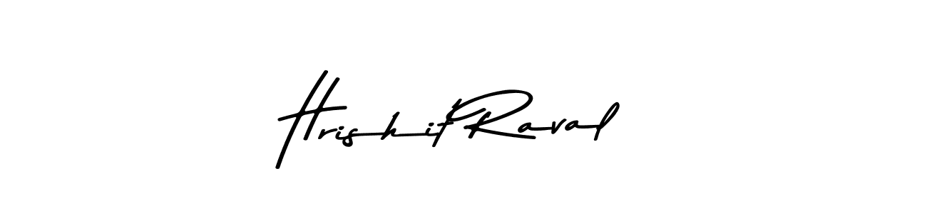 Also You can easily find your signature by using the search form. We will create Hrishit Raval name handwritten signature images for you free of cost using Asem Kandis PERSONAL USE sign style. Hrishit Raval signature style 9 images and pictures png