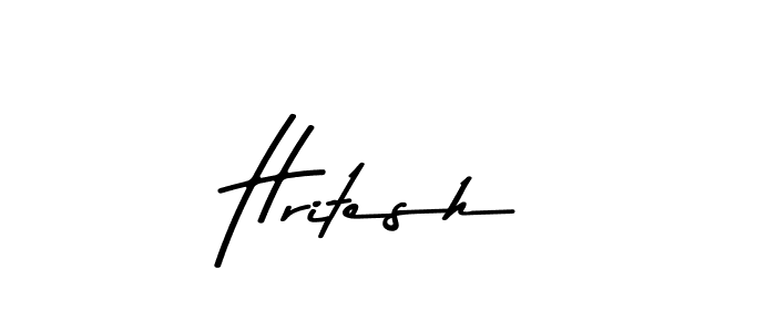 The best way (Asem Kandis PERSONAL USE) to make a short signature is to pick only two or three words in your name. The name Hritesh include a total of six letters. For converting this name. Hritesh signature style 9 images and pictures png