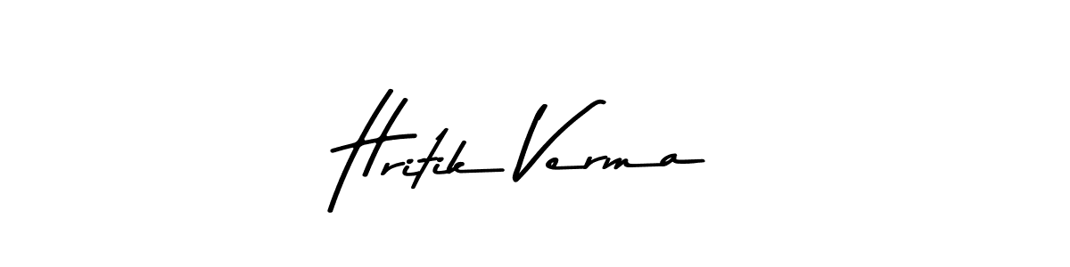 Hritik Verma stylish signature style. Best Handwritten Sign (Asem Kandis PERSONAL USE) for my name. Handwritten Signature Collection Ideas for my name Hritik Verma. Hritik Verma signature style 9 images and pictures png