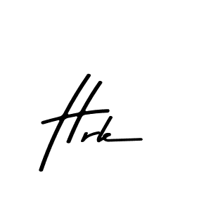 How to make Hrk name signature. Use Asem Kandis PERSONAL USE style for creating short signs online. This is the latest handwritten sign. Hrk signature style 9 images and pictures png