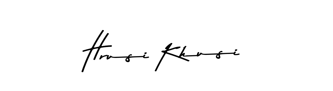 Use a signature maker to create a handwritten signature online. With this signature software, you can design (Asem Kandis PERSONAL USE) your own signature for name Hrusi Khusi. Hrusi Khusi signature style 9 images and pictures png