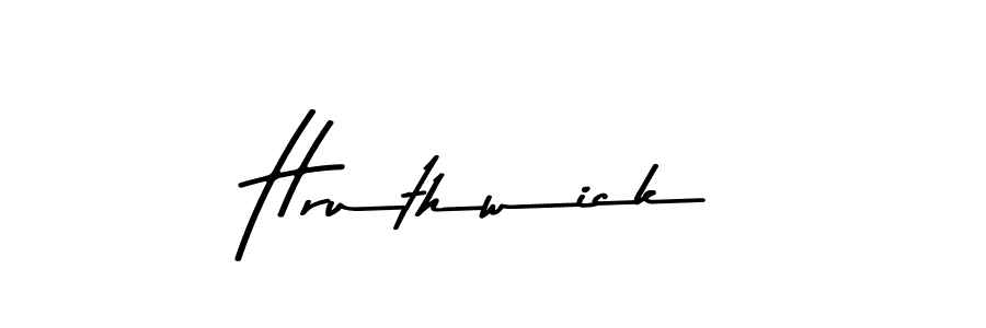 Create a beautiful signature design for name Hruthwick. With this signature (Asem Kandis PERSONAL USE) fonts, you can make a handwritten signature for free. Hruthwick signature style 9 images and pictures png