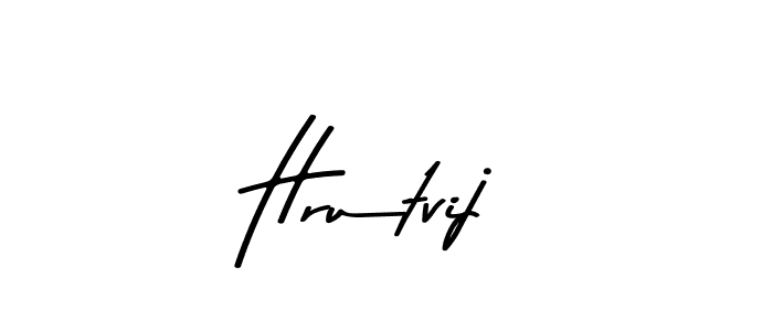 Here are the top 10 professional signature styles for the name Hrutvij. These are the best autograph styles you can use for your name. Hrutvij signature style 9 images and pictures png