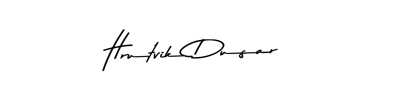 Hrutvik Dusar stylish signature style. Best Handwritten Sign (Asem Kandis PERSONAL USE) for my name. Handwritten Signature Collection Ideas for my name Hrutvik Dusar. Hrutvik Dusar signature style 9 images and pictures png