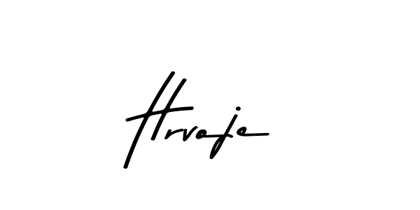 Use a signature maker to create a handwritten signature online. With this signature software, you can design (Asem Kandis PERSONAL USE) your own signature for name Hrvoje. Hrvoje signature style 9 images and pictures png