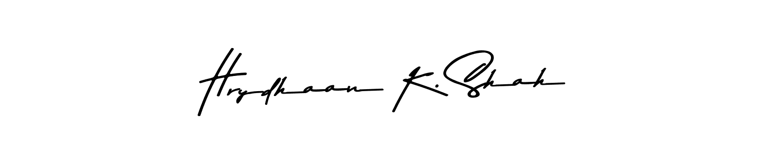 Similarly Asem Kandis PERSONAL USE is the best handwritten signature design. Signature creator online .You can use it as an online autograph creator for name Hrydhaan K. Shah. Hrydhaan K. Shah signature style 9 images and pictures png