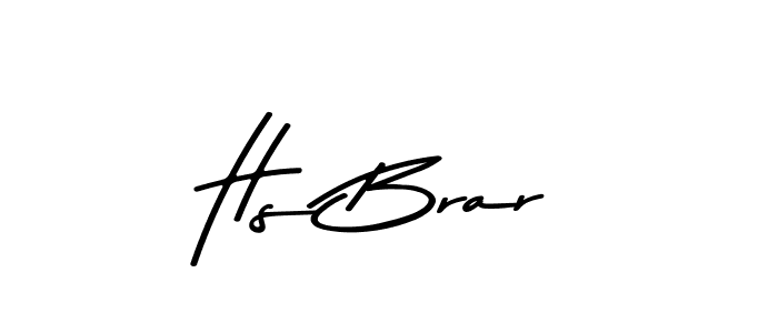 Hs Brar stylish signature style. Best Handwritten Sign (Asem Kandis PERSONAL USE) for my name. Handwritten Signature Collection Ideas for my name Hs Brar. Hs Brar signature style 9 images and pictures png