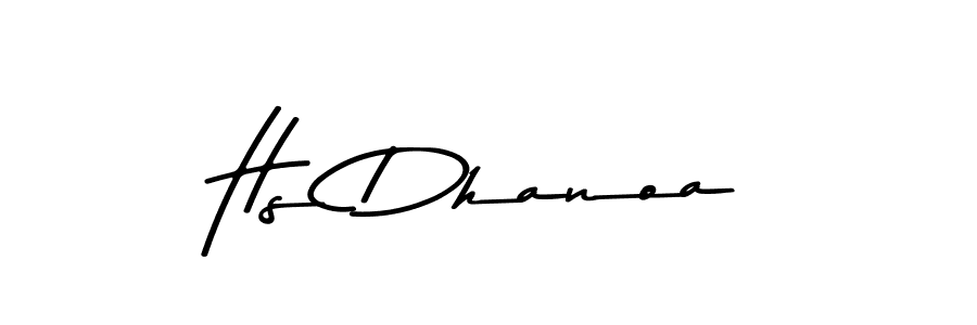 Asem Kandis PERSONAL USE is a professional signature style that is perfect for those who want to add a touch of class to their signature. It is also a great choice for those who want to make their signature more unique. Get Hs Dhanoa name to fancy signature for free. Hs Dhanoa signature style 9 images and pictures png