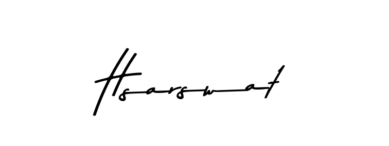 How to make Hsarswat name signature. Use Asem Kandis PERSONAL USE style for creating short signs online. This is the latest handwritten sign. Hsarswat signature style 9 images and pictures png