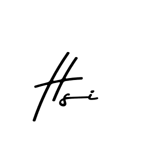 Use a signature maker to create a handwritten signature online. With this signature software, you can design (Asem Kandis PERSONAL USE) your own signature for name Hsi. Hsi signature style 9 images and pictures png