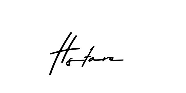Make a beautiful signature design for name Hstare. With this signature (Asem Kandis PERSONAL USE) style, you can create a handwritten signature for free. Hstare signature style 9 images and pictures png
