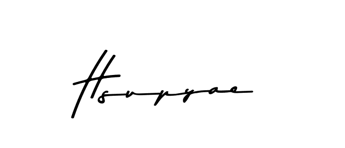 Create a beautiful signature design for name Hsupyae. With this signature (Asem Kandis PERSONAL USE) fonts, you can make a handwritten signature for free. Hsupyae signature style 9 images and pictures png