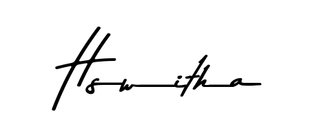 Make a beautiful signature design for name Hswitha. With this signature (Asem Kandis PERSONAL USE) style, you can create a handwritten signature for free. Hswitha signature style 9 images and pictures png