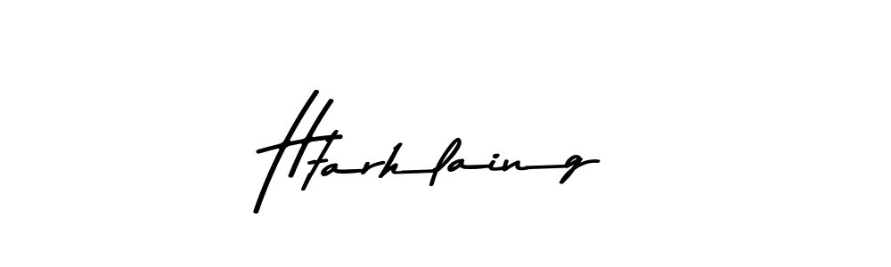 Use a signature maker to create a handwritten signature online. With this signature software, you can design (Asem Kandis PERSONAL USE) your own signature for name Htarhlaing. Htarhlaing signature style 9 images and pictures png