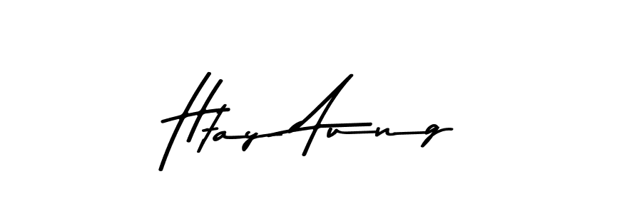 Htay Aung stylish signature style. Best Handwritten Sign (Asem Kandis PERSONAL USE) for my name. Handwritten Signature Collection Ideas for my name Htay Aung. Htay Aung signature style 9 images and pictures png