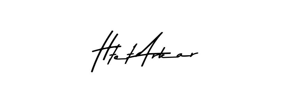 How to make Htet Arkar signature? Asem Kandis PERSONAL USE is a professional autograph style. Create handwritten signature for Htet Arkar name. Htet Arkar signature style 9 images and pictures png