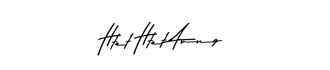 Use a signature maker to create a handwritten signature online. With this signature software, you can design (Asem Kandis PERSONAL USE) your own signature for name Htet Htet Aung. Htet Htet Aung signature style 9 images and pictures png