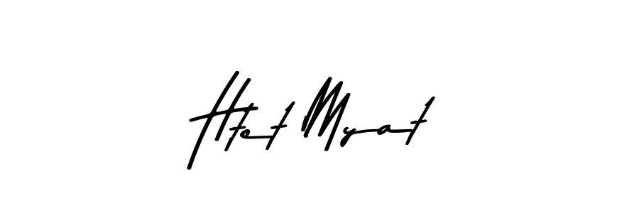 Create a beautiful signature design for name Htet Myat. With this signature (Asem Kandis PERSONAL USE) fonts, you can make a handwritten signature for free. Htet Myat signature style 9 images and pictures png