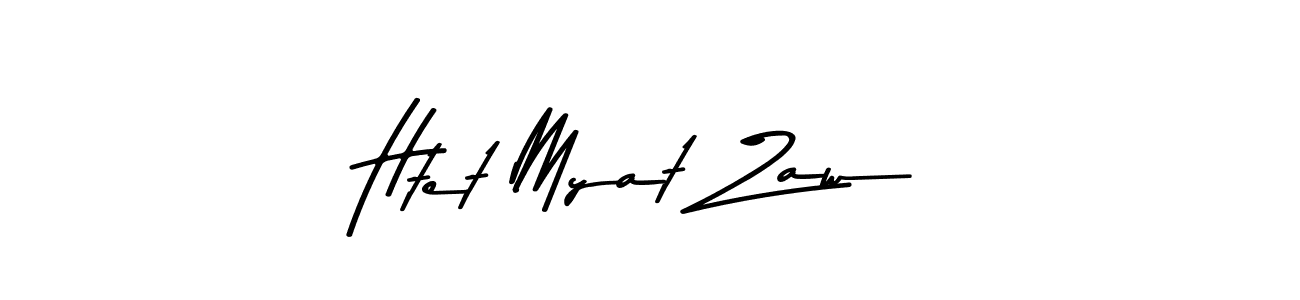 The best way (Asem Kandis PERSONAL USE) to make a short signature is to pick only two or three words in your name. The name Htet Myat Zaw include a total of six letters. For converting this name. Htet Myat Zaw signature style 9 images and pictures png