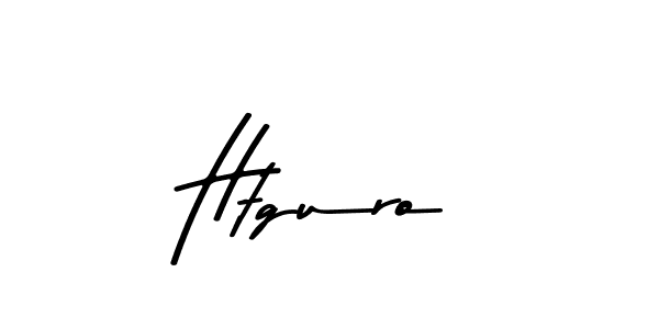 Design your own signature with our free online signature maker. With this signature software, you can create a handwritten (Asem Kandis PERSONAL USE) signature for name Htguro. Htguro signature style 9 images and pictures png