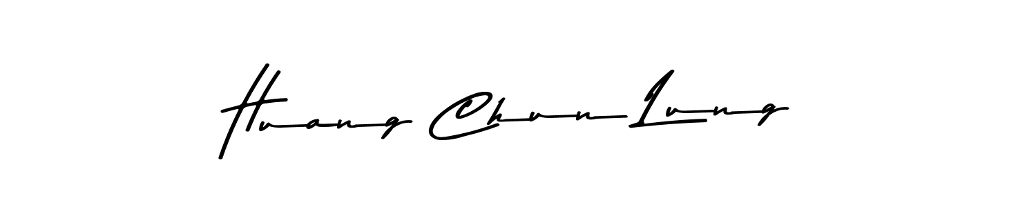 Design your own signature with our free online signature maker. With this signature software, you can create a handwritten (Asem Kandis PERSONAL USE) signature for name Huang Chun Lung. Huang Chun Lung signature style 9 images and pictures png