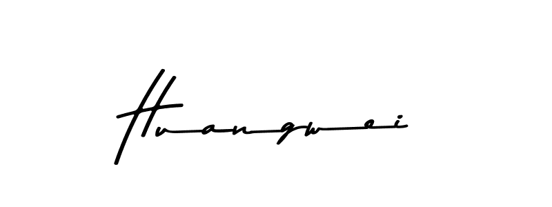 Create a beautiful signature design for name Huangwei. With this signature (Asem Kandis PERSONAL USE) fonts, you can make a handwritten signature for free. Huangwei signature style 9 images and pictures png