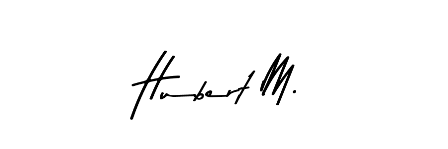 The best way (Asem Kandis PERSONAL USE) to make a short signature is to pick only two or three words in your name. The name Hubert M. include a total of six letters. For converting this name. Hubert M. signature style 9 images and pictures png