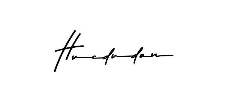 Make a beautiful signature design for name Hucdudon. With this signature (Asem Kandis PERSONAL USE) style, you can create a handwritten signature for free. Hucdudon signature style 9 images and pictures png