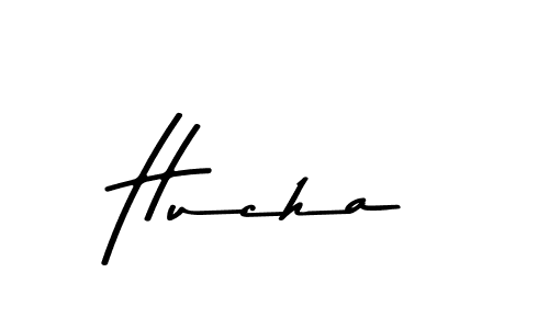 Make a beautiful signature design for name Hucha. With this signature (Asem Kandis PERSONAL USE) style, you can create a handwritten signature for free. Hucha signature style 9 images and pictures png