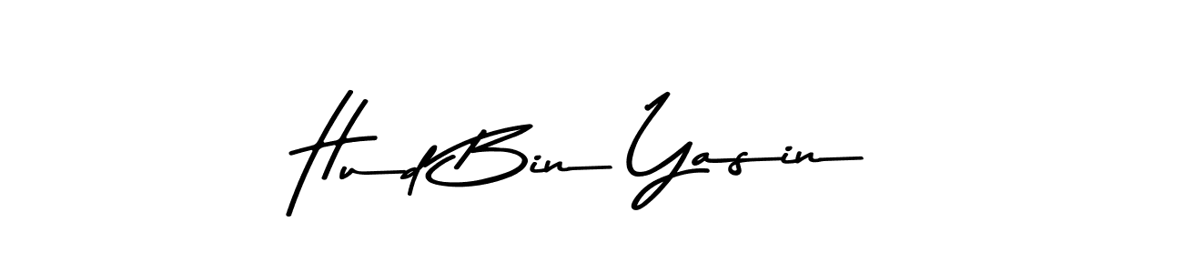 Also You can easily find your signature by using the search form. We will create Hud Bin Yasin name handwritten signature images for you free of cost using Asem Kandis PERSONAL USE sign style. Hud Bin Yasin signature style 9 images and pictures png