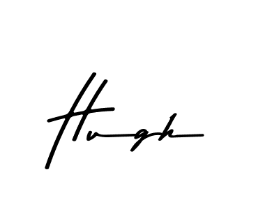 Hugh stylish signature style. Best Handwritten Sign (Asem Kandis PERSONAL USE) for my name. Handwritten Signature Collection Ideas for my name Hugh. Hugh signature style 9 images and pictures png