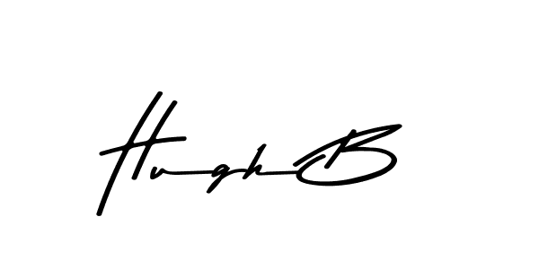 How to make Hugh B signature? Asem Kandis PERSONAL USE is a professional autograph style. Create handwritten signature for Hugh B name. Hugh B signature style 9 images and pictures png