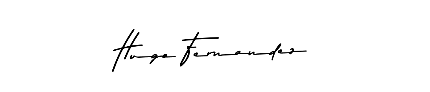 How to make Hugo Fernandez name signature. Use Asem Kandis PERSONAL USE style for creating short signs online. This is the latest handwritten sign. Hugo Fernandez signature style 9 images and pictures png
