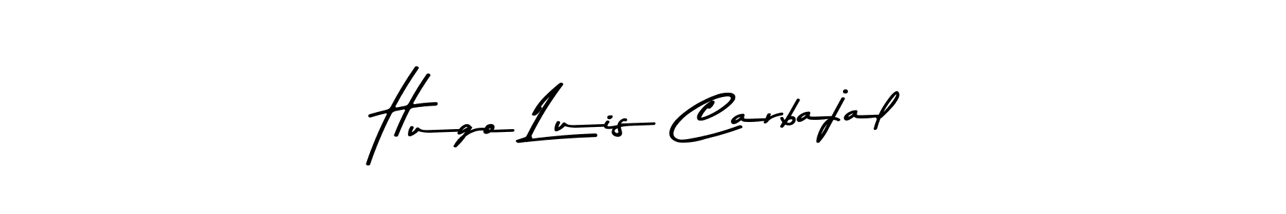 You should practise on your own different ways (Asem Kandis PERSONAL USE) to write your name (Hugo Luis Carbajal) in signature. don't let someone else do it for you. Hugo Luis Carbajal signature style 9 images and pictures png