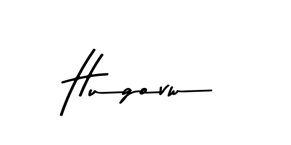 Use a signature maker to create a handwritten signature online. With this signature software, you can design (Asem Kandis PERSONAL USE) your own signature for name Hugovw. Hugovw signature style 9 images and pictures png