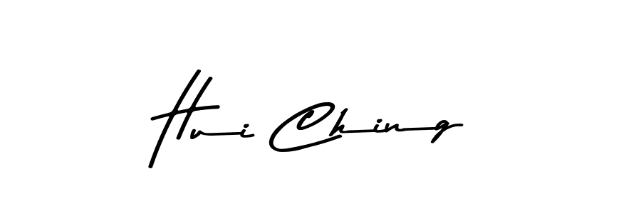 How to make Hui Ching name signature. Use Asem Kandis PERSONAL USE style for creating short signs online. This is the latest handwritten sign. Hui Ching signature style 9 images and pictures png