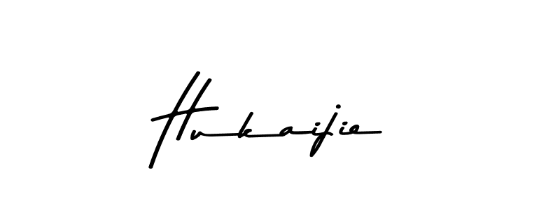 Make a beautiful signature design for name Hukaijie. With this signature (Asem Kandis PERSONAL USE) style, you can create a handwritten signature for free. Hukaijie signature style 9 images and pictures png