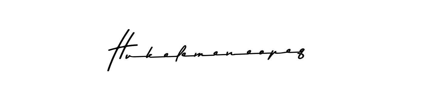 Hukelemeneopeq stylish signature style. Best Handwritten Sign (Asem Kandis PERSONAL USE) for my name. Handwritten Signature Collection Ideas for my name Hukelemeneopeq. Hukelemeneopeq signature style 9 images and pictures png