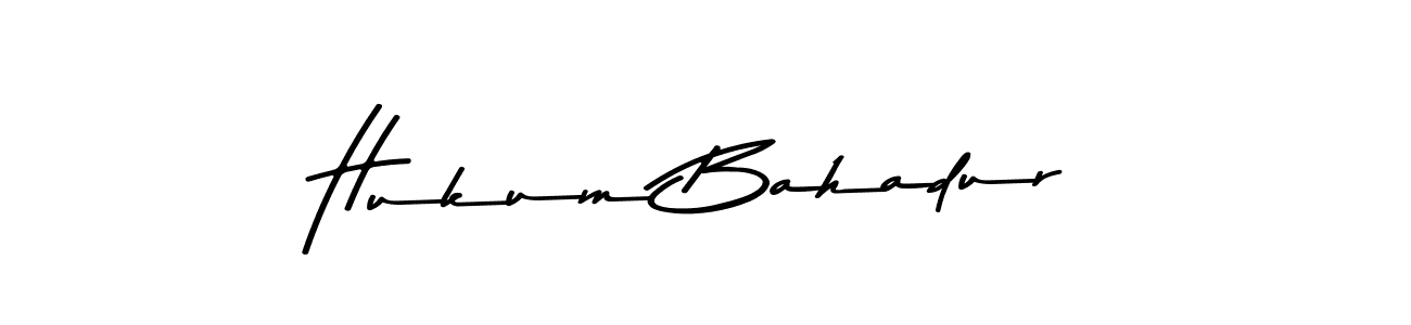 Similarly Asem Kandis PERSONAL USE is the best handwritten signature design. Signature creator online .You can use it as an online autograph creator for name Hukum Bahadur. Hukum Bahadur signature style 9 images and pictures png