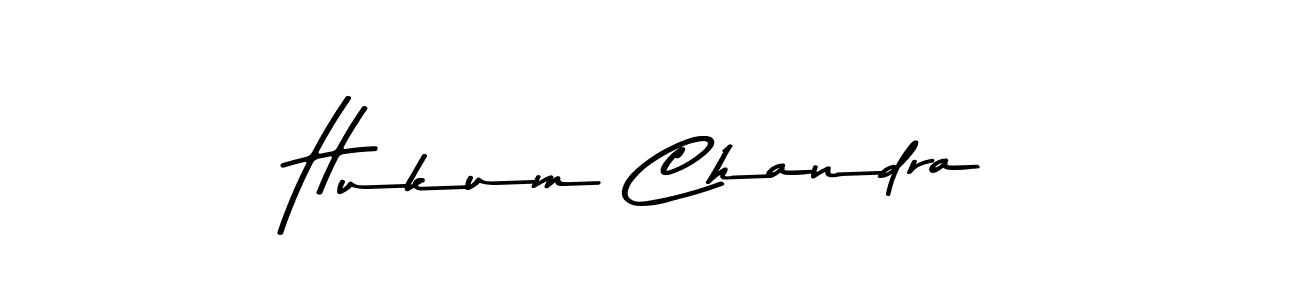 Make a beautiful signature design for name Hukum Chandra. With this signature (Asem Kandis PERSONAL USE) style, you can create a handwritten signature for free. Hukum Chandra signature style 9 images and pictures png