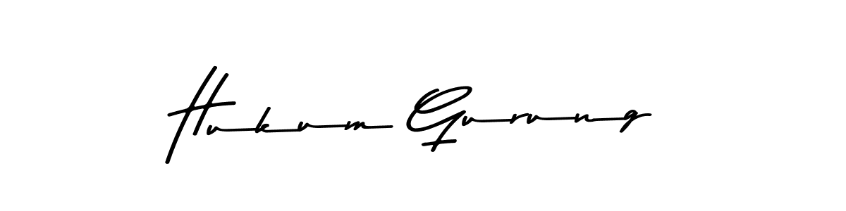 Use a signature maker to create a handwritten signature online. With this signature software, you can design (Asem Kandis PERSONAL USE) your own signature for name Hukum Gurung. Hukum Gurung signature style 9 images and pictures png
