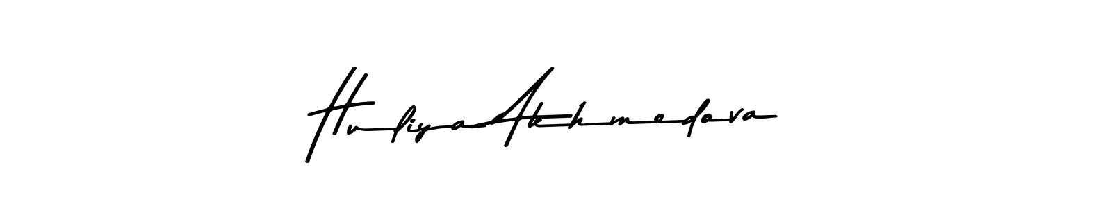 Also You can easily find your signature by using the search form. We will create Huliya Akhmedova name handwritten signature images for you free of cost using Asem Kandis PERSONAL USE sign style. Huliya Akhmedova signature style 9 images and pictures png