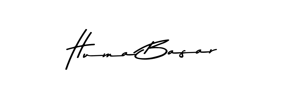 The best way (Asem Kandis PERSONAL USE) to make a short signature is to pick only two or three words in your name. The name Huma Basar include a total of six letters. For converting this name. Huma Basar signature style 9 images and pictures png