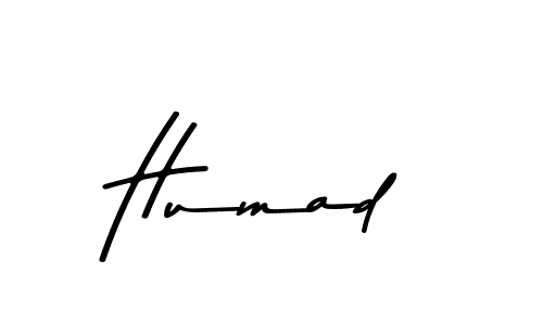 Create a beautiful signature design for name Humad. With this signature (Asem Kandis PERSONAL USE) fonts, you can make a handwritten signature for free. Humad signature style 9 images and pictures png