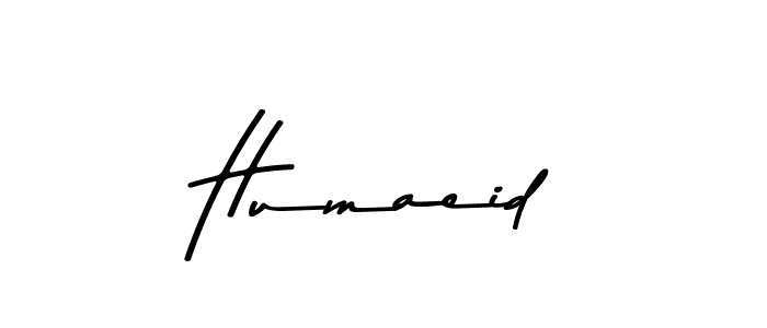 Use a signature maker to create a handwritten signature online. With this signature software, you can design (Asem Kandis PERSONAL USE) your own signature for name Humaeid. Humaeid signature style 9 images and pictures png