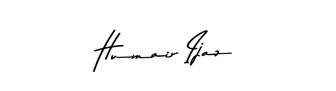 Also You can easily find your signature by using the search form. We will create Humair Ijaz name handwritten signature images for you free of cost using Asem Kandis PERSONAL USE sign style. Humair Ijaz signature style 9 images and pictures png