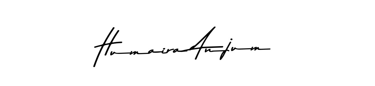 Design your own signature with our free online signature maker. With this signature software, you can create a handwritten (Asem Kandis PERSONAL USE) signature for name Humaira Anjum. Humaira Anjum signature style 9 images and pictures png