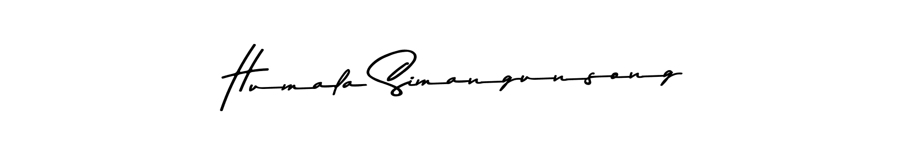 Asem Kandis PERSONAL USE is a professional signature style that is perfect for those who want to add a touch of class to their signature. It is also a great choice for those who want to make their signature more unique. Get Humala Simangunsong name to fancy signature for free. Humala Simangunsong signature style 9 images and pictures png